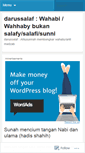 Mobile Screenshot of darussalafsalafy.wordpress.com