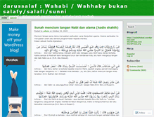 Tablet Screenshot of darussalafsalafy.wordpress.com