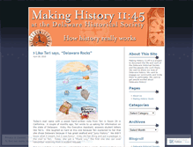 Tablet Screenshot of makinghistory1145.wordpress.com