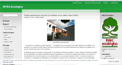 Desktop Screenshot of intececologico.wordpress.com