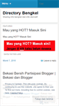 Mobile Screenshot of directorybengkel.wordpress.com