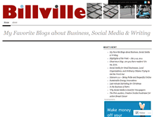 Tablet Screenshot of billville.wordpress.com