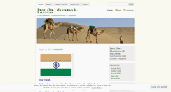 Desktop Screenshot of mmsalunkhe.wordpress.com