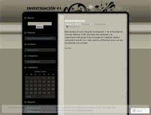 Tablet Screenshot of investigacin1grupo4.wordpress.com