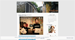 Desktop Screenshot of nadine1111.wordpress.com