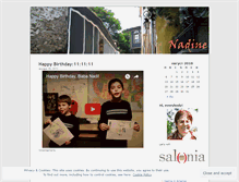 Tablet Screenshot of nadine1111.wordpress.com