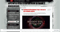 Desktop Screenshot of estenoesotroestupidoblogdeanimeyvideojuegos.wordpress.com