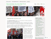 Tablet Screenshot of chelmsfordagainstcuts.wordpress.com