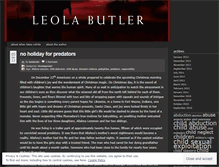 Tablet Screenshot of leolabutler.wordpress.com