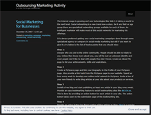 Tablet Screenshot of outsourcingmarketing.wordpress.com