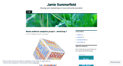 Desktop Screenshot of jamiesummerfield.wordpress.com