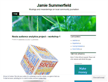 Tablet Screenshot of jamiesummerfield.wordpress.com
