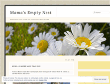 Tablet Screenshot of mamasemptynest.wordpress.com