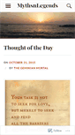 Mobile Screenshot of mythsnlegends.wordpress.com