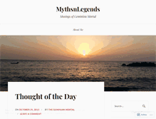 Tablet Screenshot of mythsnlegends.wordpress.com