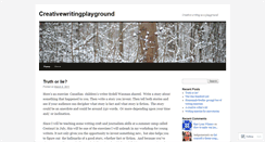 Desktop Screenshot of creativewritingplayground.wordpress.com