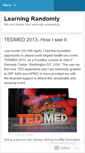 Mobile Screenshot of learningrandomly.wordpress.com