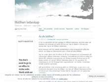 Tablet Screenshot of hallbartledarskap.wordpress.com