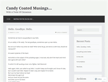 Tablet Screenshot of cinnamoncoatedcandy.wordpress.com