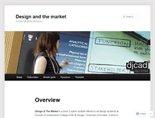 Tablet Screenshot of designandthemarket.wordpress.com