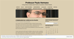 Desktop Screenshot of professorpaulohermano.wordpress.com