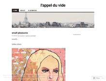 Tablet Screenshot of lappelduvide.wordpress.com