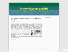 Tablet Screenshot of improvingyourenglish.wordpress.com