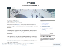 Tablet Screenshot of oygirl.wordpress.com