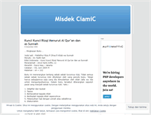 Tablet Screenshot of misdek.wordpress.com