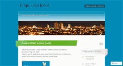 Desktop Screenshot of cliquesaojoao.wordpress.com
