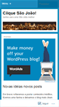 Mobile Screenshot of cliquesaojoao.wordpress.com