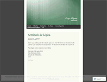 Tablet Screenshot of goyomijares.wordpress.com