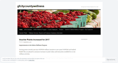Desktop Screenshot of gfcitycountywellness.wordpress.com