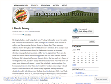 Tablet Screenshot of independentkansan.wordpress.com