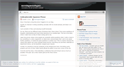 Desktop Screenshot of morningmonologues.wordpress.com