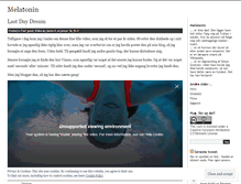 Tablet Screenshot of melatonin.wordpress.com