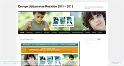 Desktop Screenshot of drengeuddannelseroskilde.wordpress.com