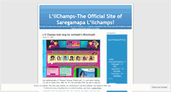 Desktop Screenshot of lilchamps.wordpress.com