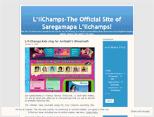 Tablet Screenshot of lilchamps.wordpress.com