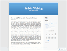 Tablet Screenshot of j624.wordpress.com