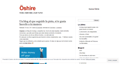 Desktop Screenshot of oshire.wordpress.com