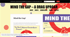 Desktop Screenshot of mindthegapshow.wordpress.com