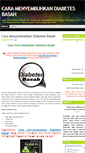 Mobile Screenshot of caramenyembuhkandiabetesbasah.wordpress.com
