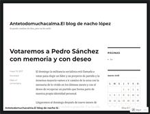 Tablet Screenshot of antetodomuchacalma.wordpress.com