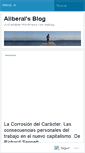Mobile Screenshot of aliberal.wordpress.com