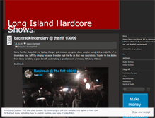 Tablet Screenshot of longislandhardcoreshows.wordpress.com