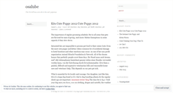 Desktop Screenshot of osalube.wordpress.com