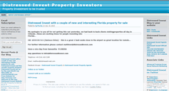 Desktop Screenshot of distressedinvest.wordpress.com