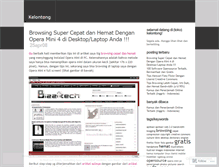 Tablet Screenshot of kelontong.wordpress.com