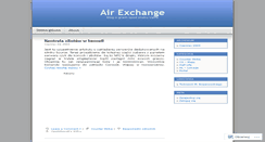 Desktop Screenshot of airexchange.wordpress.com